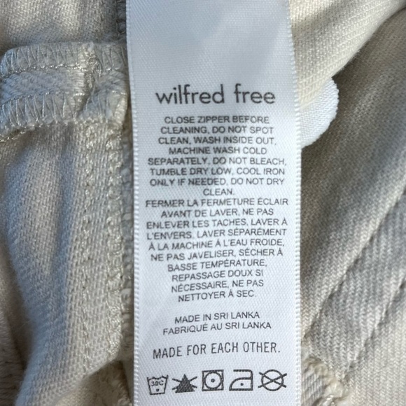 NWT Wilfred |  Free The Melin Pant High-Waisted Twill Pants Size 12 Short - Picture 8 of 10